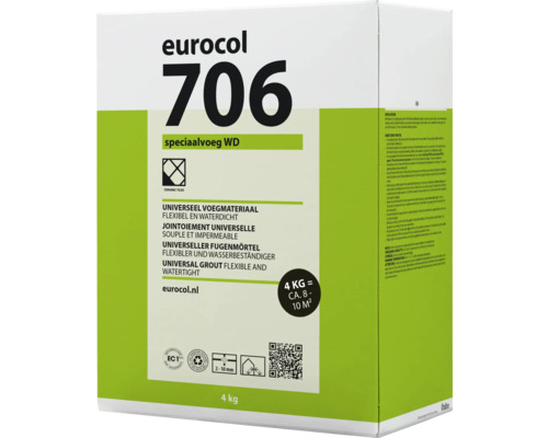 Eurocol 706 universeel voegmateriaal, flexibel en waterdicht, 4 kg
